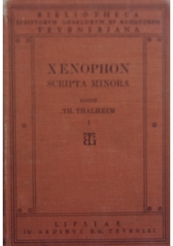Xenophon- Institutio Cyri, 1912 r.