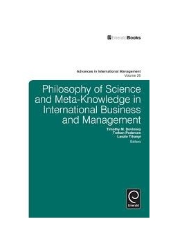 Philosophy of Science and Meta Knowledge in international business and Management