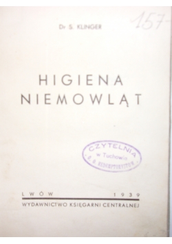 Higiena niemowląt, 1939r.