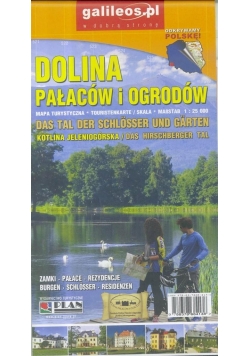 Mapa turystyczna -Dolina Pałaców i Ogrodów 1:25000