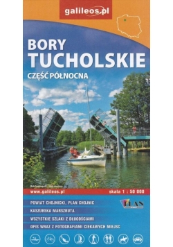 Mapa - Bory Tucholskie cz. północna 1:50 000