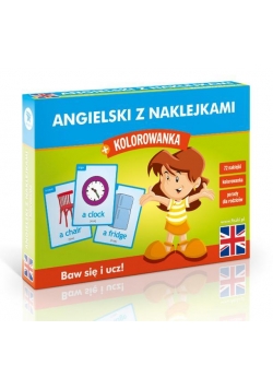 Angielski z naklejkami + kolorowanka