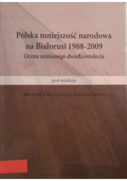 Polska mniejszość narodowa na Białorusi 1988 - 2009