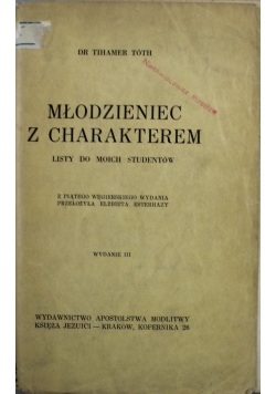 Młodzieniec z charakterem 1946r.