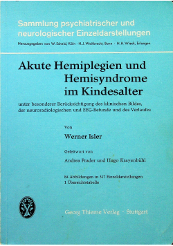 Akute Hemiplegien und Hemisyndrome im Kindesalter