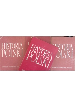 Historia Polski, t.II-III