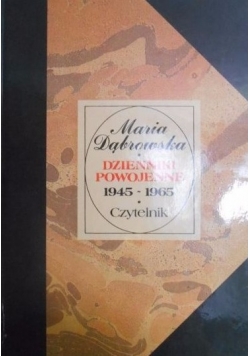 Dzienniki powojenne 1945 1965 Tom I