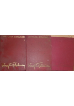 Historia Filozofii,Tom I,II,II