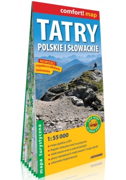 Tatry polskie i słowackie laminowana mapa turystyczna 1:55 000