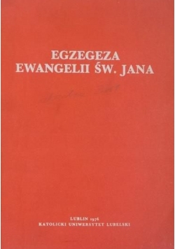 Egzegeza Ewangelii Św. Jana