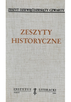 Zeszyty historyczne zeszyt 94
