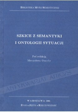 Szkice Z Semantyki I Ontologii Sytuacji