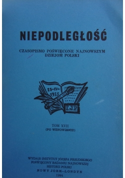 Niepodległość tom XVII