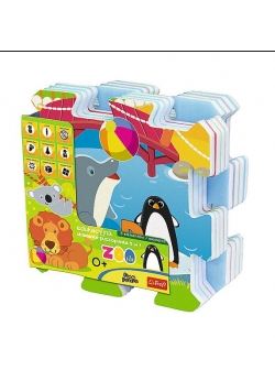 Edukacyjna Układanka-puzzlopianka 5w1 - Zoo TREFL