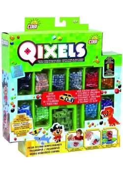 Qixels. Mega zestaw uzupełniający Metalic Pixel 3D