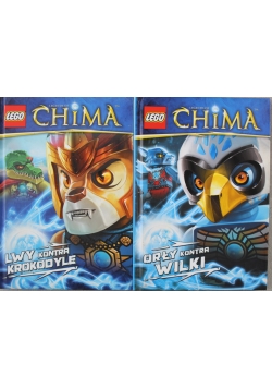 Legends of Chima 2 książki  Orły kontra  Wilki i Lwy kontra Krokodyle