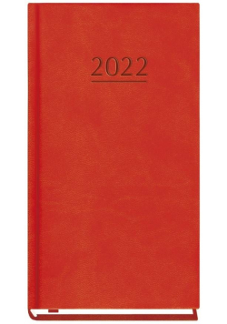 Terminarz 2022 Kieszonkowy Czerwony T-231V-C