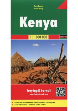 Kenia Mapa samochodowa 1:1 000 000