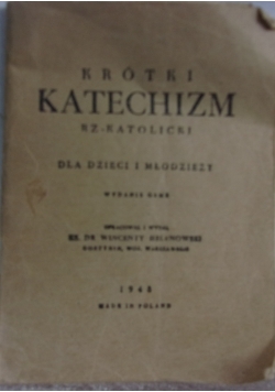 Krótki katechizm dla dzieci i młodzieży, 1946 r.