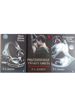 Pięćdziesiąt odcieni, zestaw 3 książek