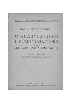 O klasyczności i romantyczności