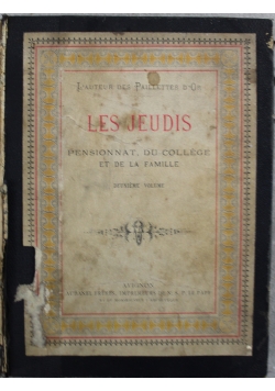 Les Jeudis pensionnat du college et de la famille 1894 r