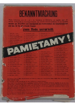 1939-1945 Cierpienie i walka polskiego narodu