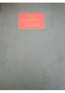 Alte Tier Fabeln, 1919r.