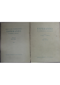 Esperanto w dziesięciu lekcjach  Tom I i II