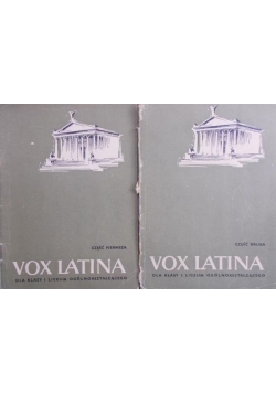 Vox Latina dla klasy I LO część od 1 do 2