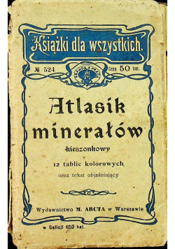 Atlasik minerałów kieszonkowy 1920 r.