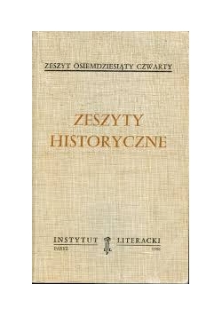 Zeszyty Historyczne -84