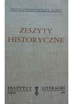 Zeszyty historyczne, zeszyt 85