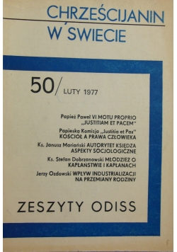 Chrześcijanin w świecie 50/luty 1977
