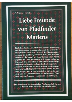 Liebe Freunde von Pfadfinder Mariens