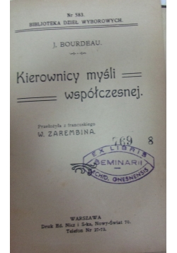 Kierownicy myśli współczesnej