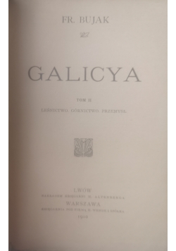 Galicya Tom II, 1910 r.