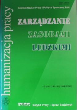 Humanizacja praw Zarządzanie zasobami  ludzkimi