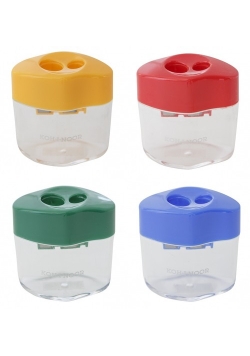 Temperówka plastikowa podwójna 7/10 mm 24 sztuki mix