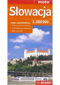 Słowacja 1:280 000 mapa samochodowa