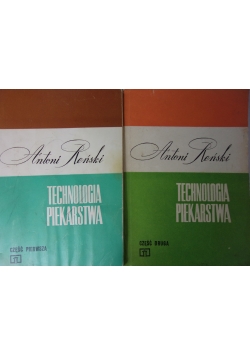 Technologia piekarstwa, część 1-2