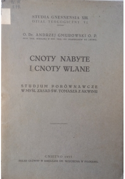 Cnoty Nabyte i cnoty wlane, 1935 r.