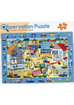 Puzzle 70 Obserwacyjne Odwiedzamy plac budowy