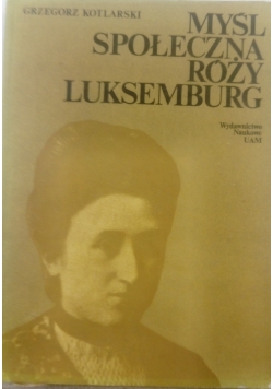 Myśl społeczna Róży Luksemburg