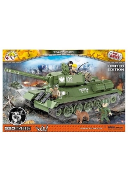Small Army Czołg T34/85 Czterej Pancerni i pies