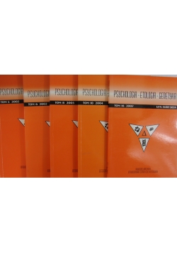 Psychologia-genetyka-genetyka, 5 tomów