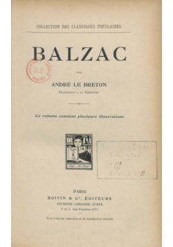 Balzac, ok. 1905r.