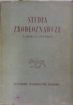Studia źródłoznawcze X