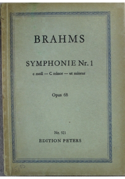 Brahms symphonie nr 1