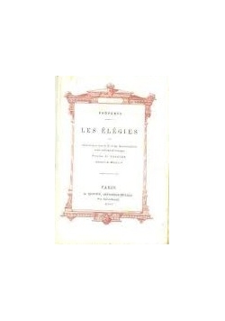 Les Elegies, 1885r.